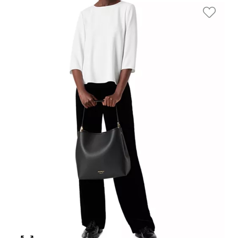 Emporio Armani Velvet Wide Leg Pants